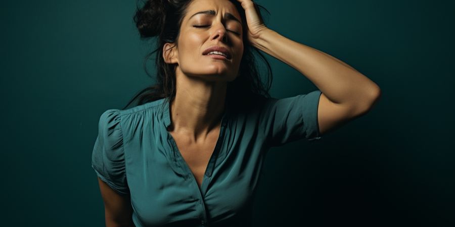 Anxious woman