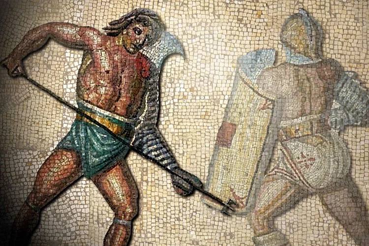 Hollywood Gladiators mosaic
